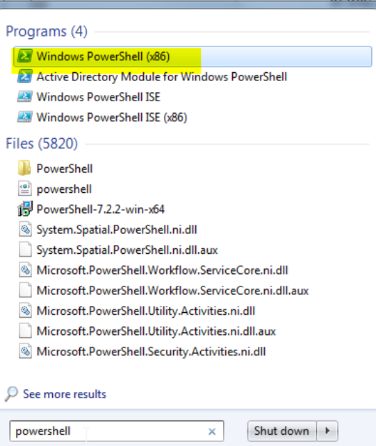 powershell