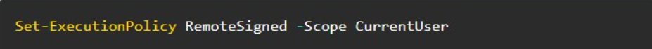 Set-executionPolicy