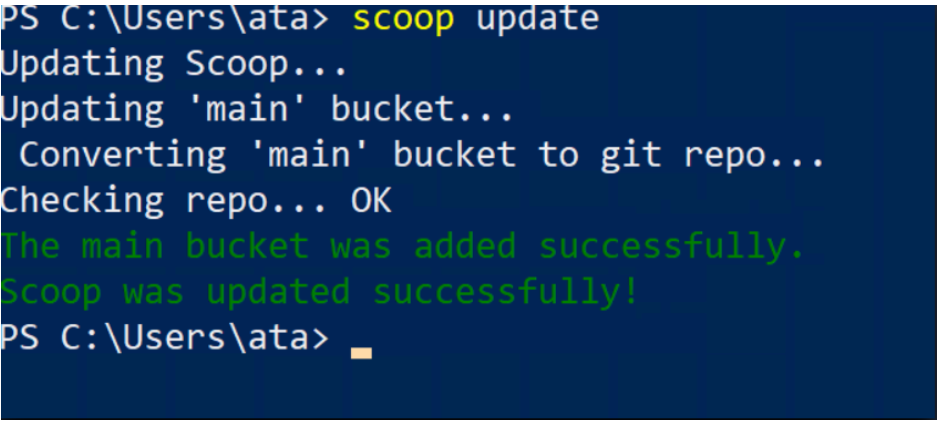 scoop update