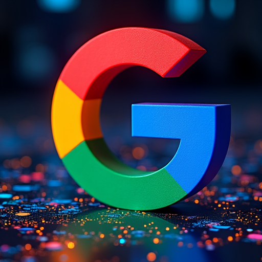 Google I/O 2025 event stage with audience and digital displays featuring new AI and Android innovations