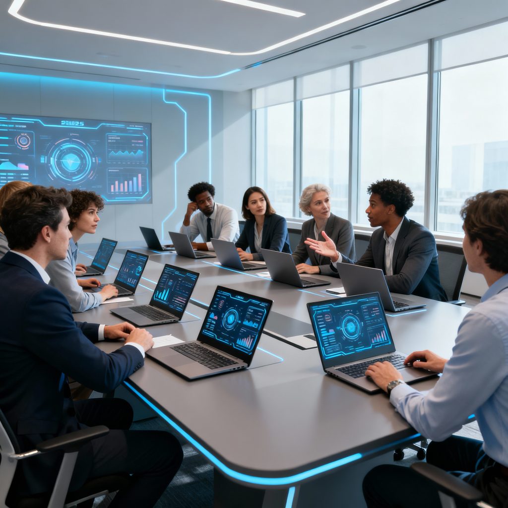 Business stakeholders collaborating on User Acceptance Testing in 2025