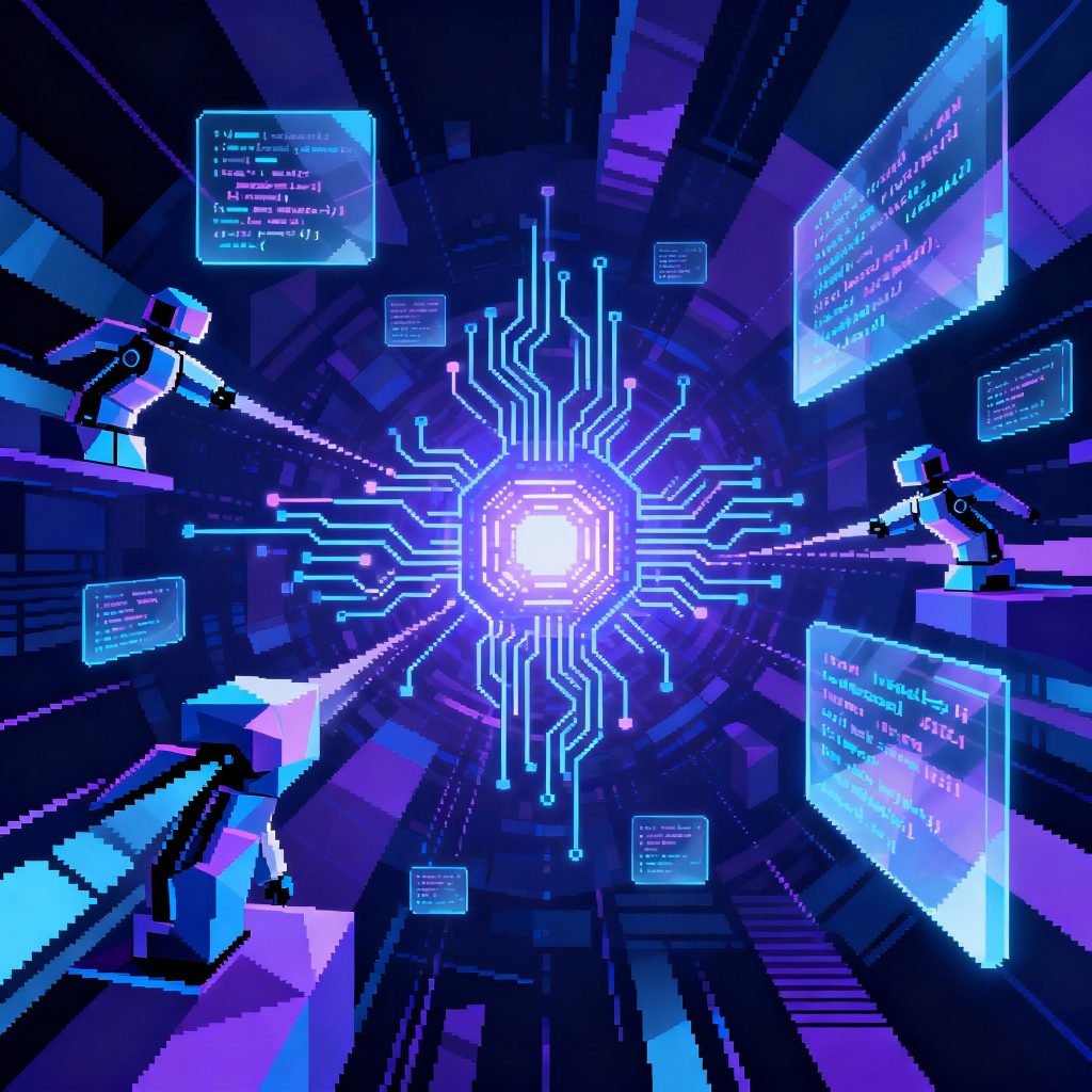 Illustration of OpenAI GPT‑5 Codex optimized for agentic coding