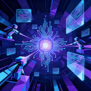 Illustration of OpenAI GPT‑5 Codex optimized for agentic coding