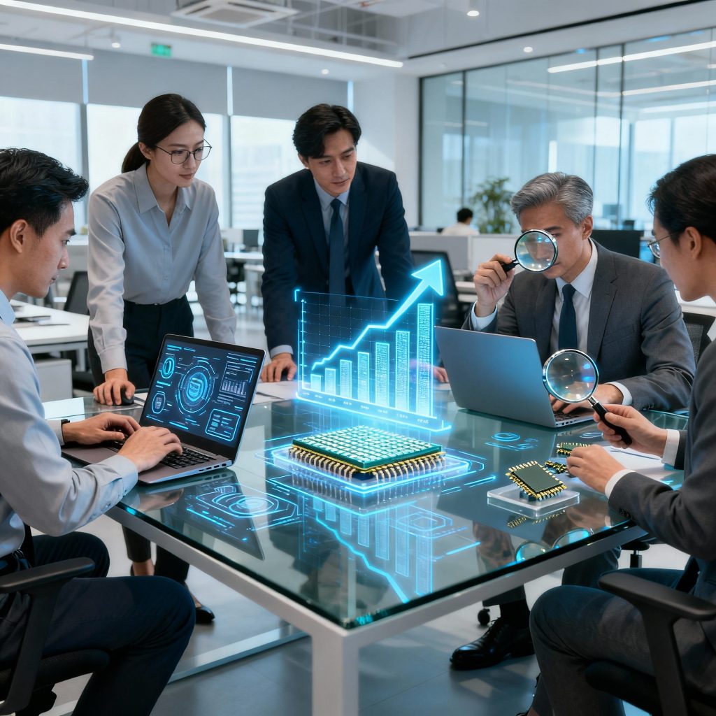 tech leaders embracing AI-assisted coding and semiconductor growth
