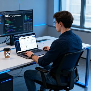 Software testers using AI and ChatGPT to automate QA processes