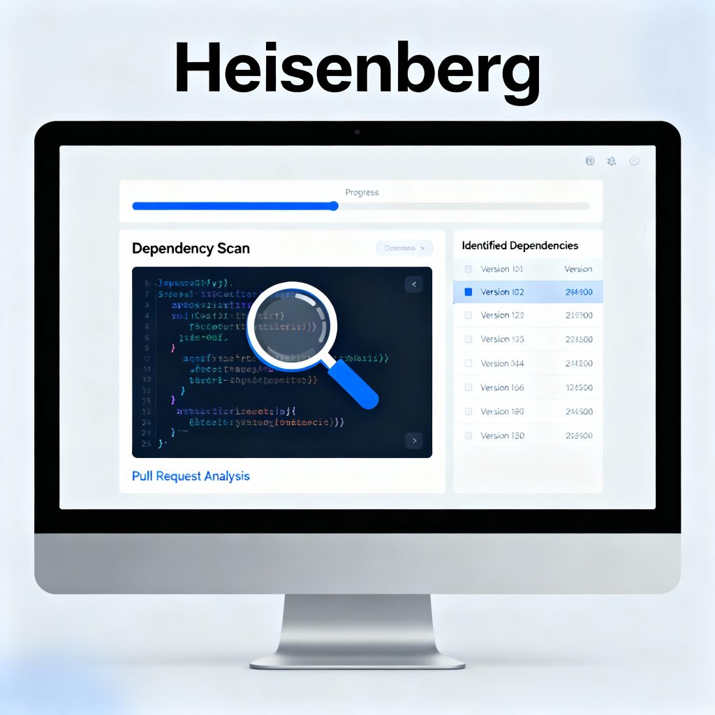 Heisenberg open-source tool scanning pull requests for software dependencies
