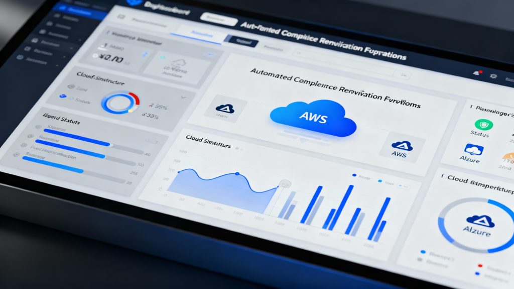 Pulumi Neo AI platform dashboard showing automated compliance remediation in cloud infrastructure