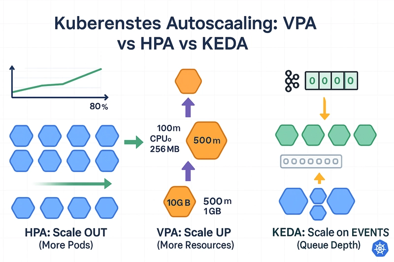 HPA vs VPA vs KEDA