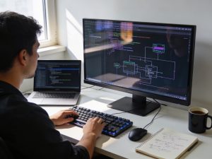 Diagram showing a Django REST API exchanging OAuth2 tokens with social login providers