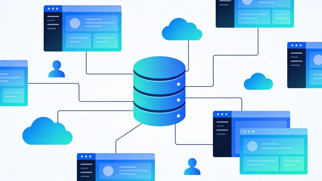 Visual Overview of Different Types of Databases