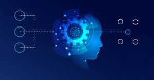 Illustration of Explainable AI showing a machine learning model with highlighted features, charts, and transparent decision paths that explain how AI predictions are made