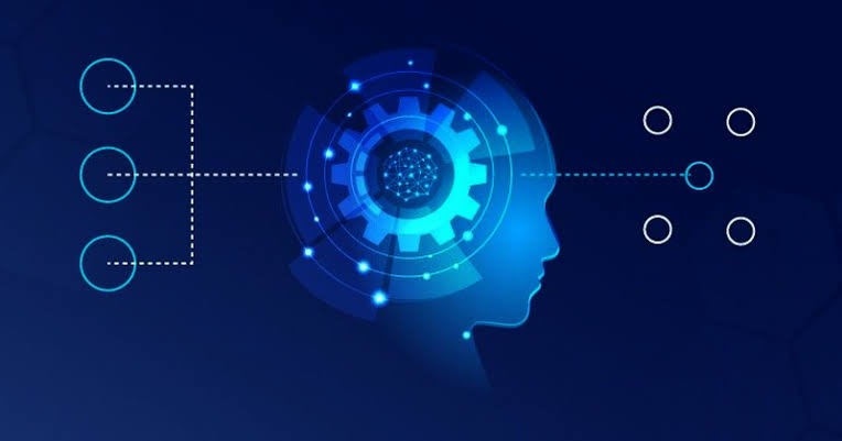 Illustration of Explainable AI showing a machine learning model with highlighted features, charts, and transparent decision paths that explain how AI predictions are made
