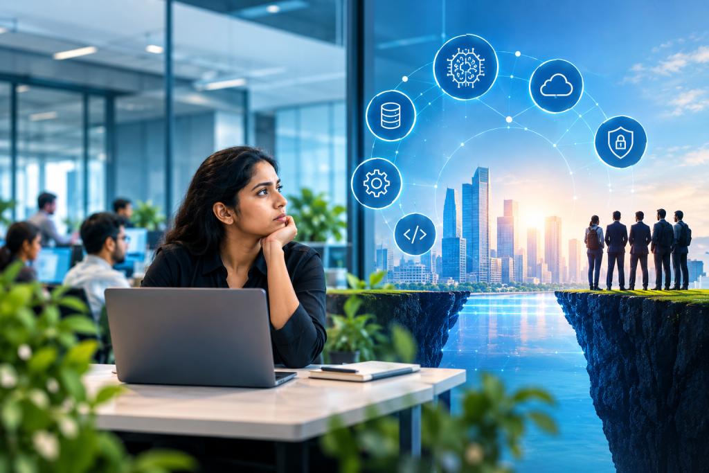 Talent shortage in India GCCs for AI, cloud and cybersecurity skills